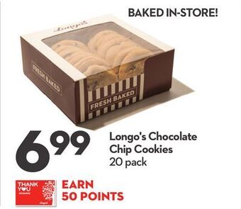 Longo's Longo's chocolate chip cookies offer