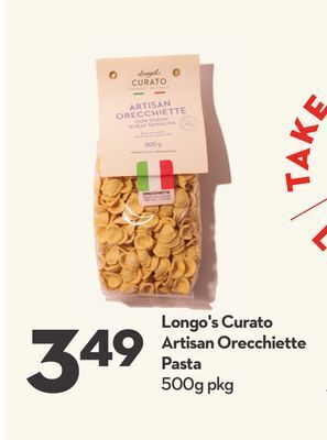 Longo's Longo's curato artisan orecchiette pasta offer