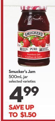Longo's Smucker's jam offer