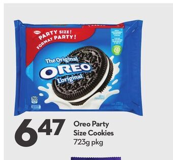 Longo's Oreo party size cookies offer