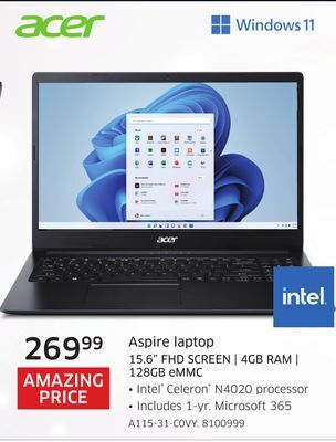 The Source Acer aspire laptop offer