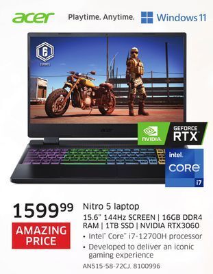 The Source Acer nitro 5 laptop offer