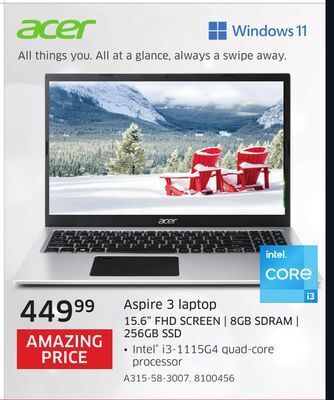 The Source Acer aspire 3 laptop offer