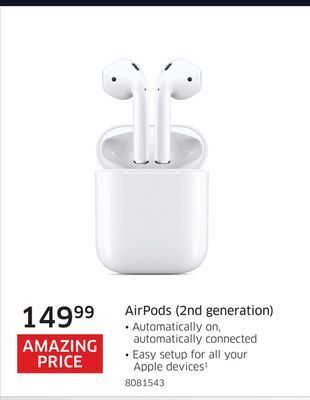 The Source Apple airpods (2nd generation) offer