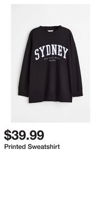 H&M Printed sweatshirt offer