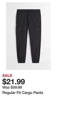 H&M Regular fit cargo pants offer