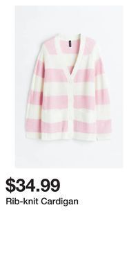 H&M Rib-knit cardigan offer