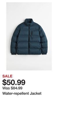 H&M Water-repellent jacket offer