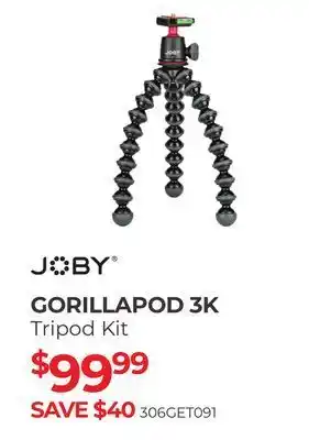 Henry's Gorillapod 3k tripod kit offer
