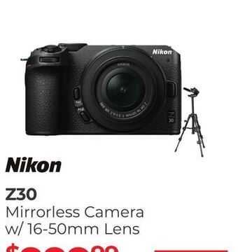 Henry's Z30 mirrorless camera w/ 16-50mm lens offer
