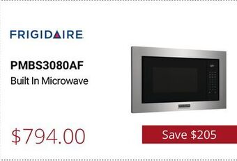 Canadian Appliance Source Frigidaire built in microwave offer