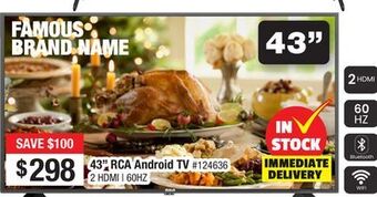 Bad Boy Superstore 43" rca android tv offer