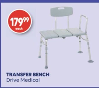 Wellwise by Shoppers Drive medical transfer bench offer