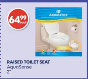 Wellwise by Shoppers Aquasense 2" raised toilet seat offer