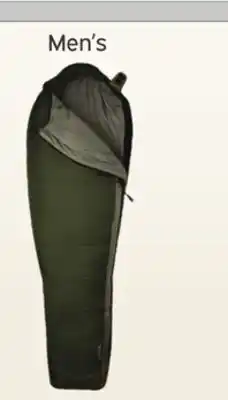 Atmosphere Mountain hard wear men's pinole sleeping bag regular length offer