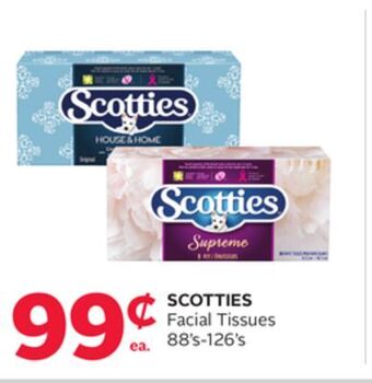 Rexall Scotties facial tissues offer