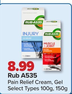PharmaChoice Rub a535 pain relief cream, gel offer