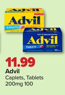 PharmaChoice Advil caplets, tablets offer