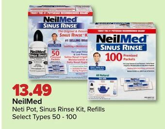 PharmaChoice Neilmed neti pot, sinus rinse kit, refills offer