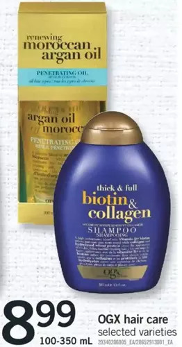Fortinos Ogx hair care offer