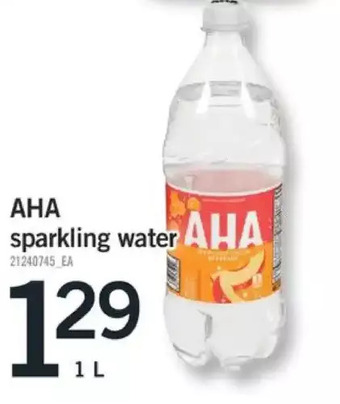 Fortinos Aha sparkling water offer