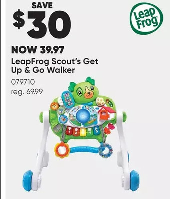 Babies 'R' Us Leapfrog scout's get up & go walker - english edition offer