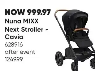 Babies 'R' Us Nuna mixx next stroller - caviar offer