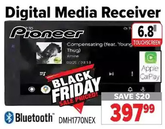 2001 Audio Video Pioneer 6.8" touchscreen digital media receiver offer