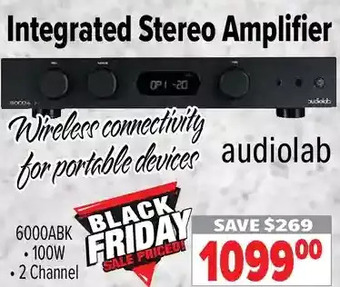 2001 Audio Video Integrated stereo amplifier offer