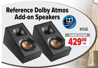 2001 Audio Video Reference dolby atmos add-on speakers offer