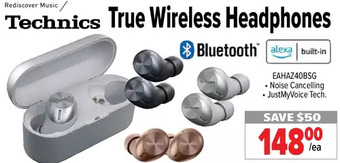 2001 Audio Video Technics true wireless headphones offer