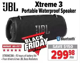 2001 Audio Video Jbl xtreme 3 portable waterproof speaker offer