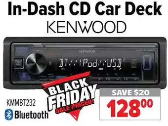 2001 Audio Video Kenwood in-dash cd car deck offer