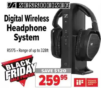 2001 Audio Video Sennheiser digital wireless headphone system offer