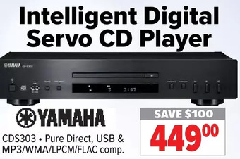 2001 Audio Video Yamaha intelligent digital servo cd player offer