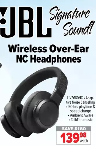 2001 Audio Video Jbl wireless over-ear nc headphones offer