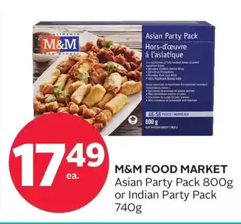 Rexall M&m food market asian party pack or indian party pack offer