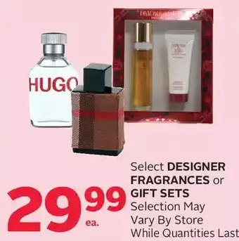 Rexall Designer fragrances or gift sets offer