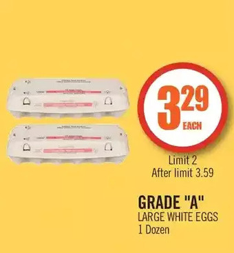 Shoppers Drug Mart Grade "a" large white eggs offer