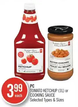 Shoppers Drug Mart Pc tomato ketchup or cooking sauce offer