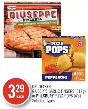 Shoppers Drug Mart Dr. oetker giuseppe garlic fingers or pillsbury pizza pops offer
