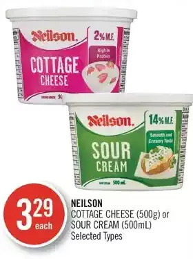 Shoppers Drug Mart Neilson cottage cheese or sour cream offer