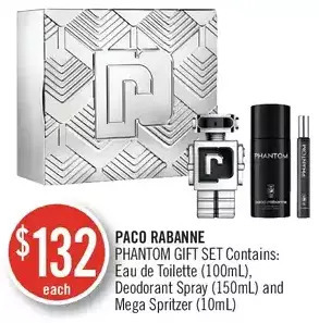 Shoppers Drug Mart Paco rabanne phantom gift set offer