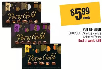 Shoppers Drug Mart Pot of gold chocolates offer