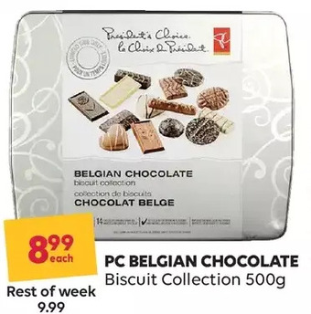 Shoppers Drug Mart Pc belgian chocolate biscuit collection offer