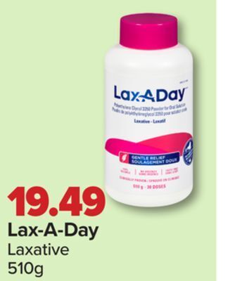 PharmaChoice Lax-a-day laxative offer