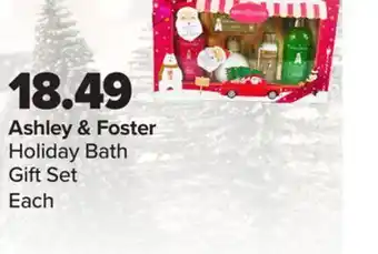 Ashley & foster holiday bath gift set