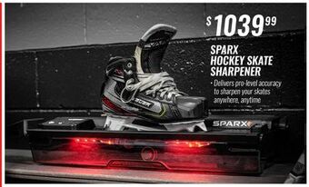 Hockey Life Sparx hockey skate sharpener offer