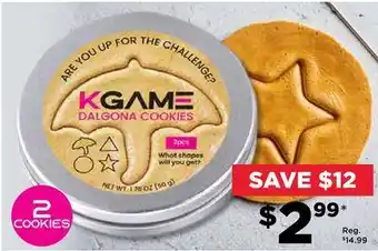 Showcase Kgame dalgona cookie 2pc offer