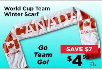 Showcase World cup team scarf offer